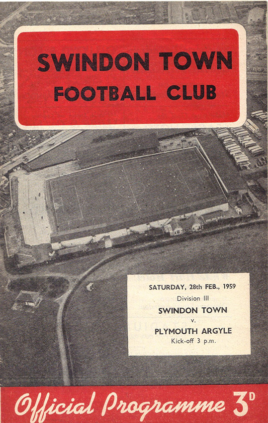 <b>Saturday, February 28, 1959</b><br />vs. Plymouth Argyle (Home)
